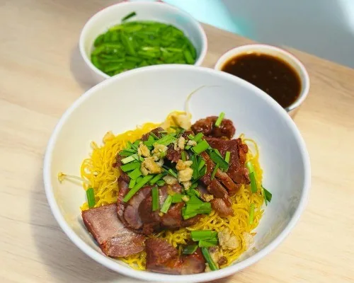 Char Siu Egg Noodles