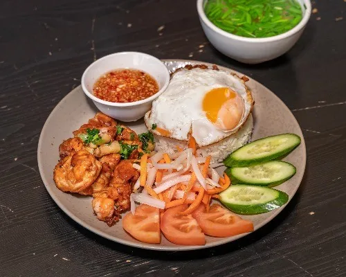 Grilled Chicken on Rice