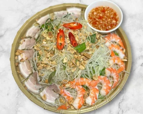 Pork & Prawn Papaya Salad
