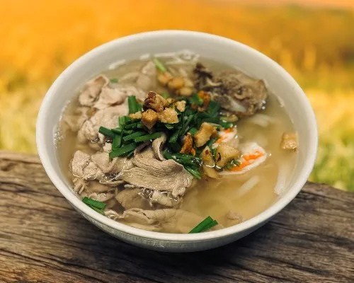 Pork & Prawn Thick Noodles